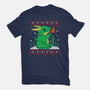 Ugly Dragon Christmas-mens basic tee-Vallina84