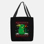 Ugly Dragon Christmas-none basic tote bag-Vallina84
