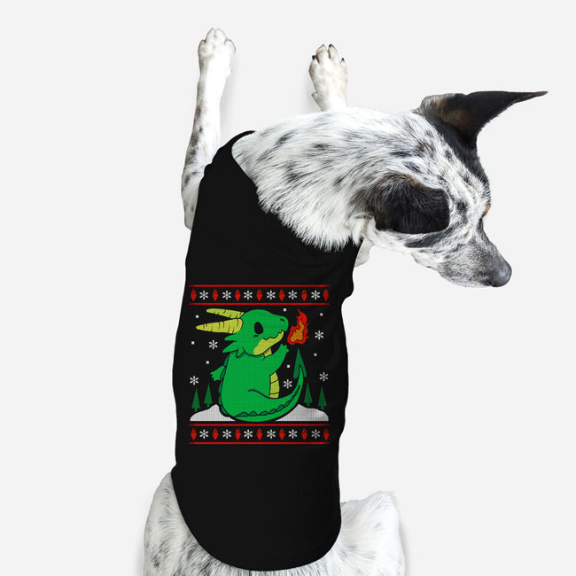 Ugly Dragon Christmas-dog basic pet tank-Vallina84
