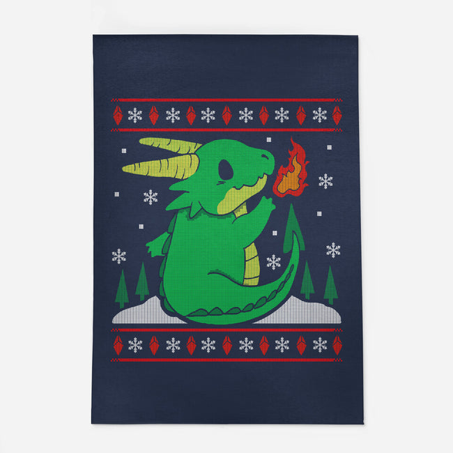 Ugly Dragon Christmas-none indoor rug-Vallina84