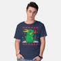 Ugly Dragon Christmas-mens basic tee-Vallina84
