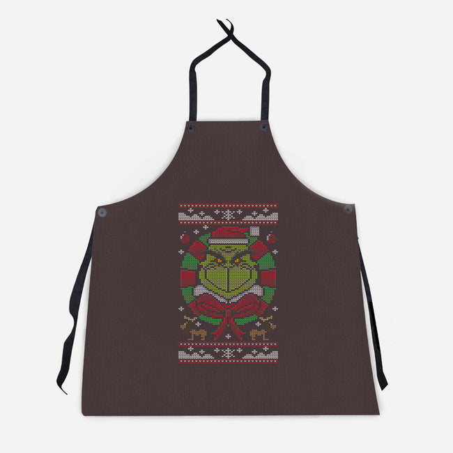 Grinchmas-unisex kitchen apron-jrberger