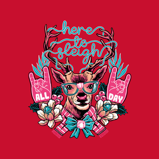Here To Sleigh-unisex zip-up sweatshirt-momma_gorilla