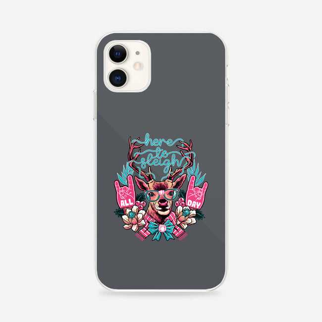 Here To Sleigh-iphone snap phone case-momma_gorilla