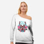 Here To Sleigh-womens off shoulder sweatshirt-momma_gorilla