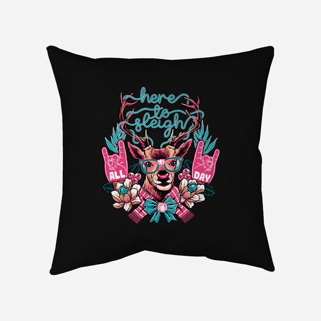 Here To Sleigh-none removable cover w insert throw pillow-momma_gorilla
