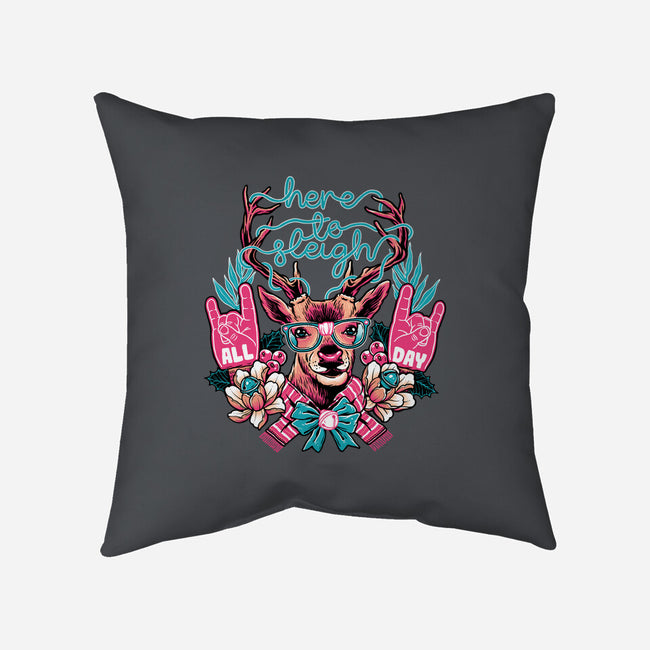 Here To Sleigh-none removable cover w insert throw pillow-momma_gorilla