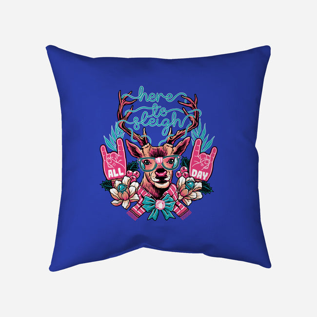 Here To Sleigh-none removable cover w insert throw pillow-momma_gorilla