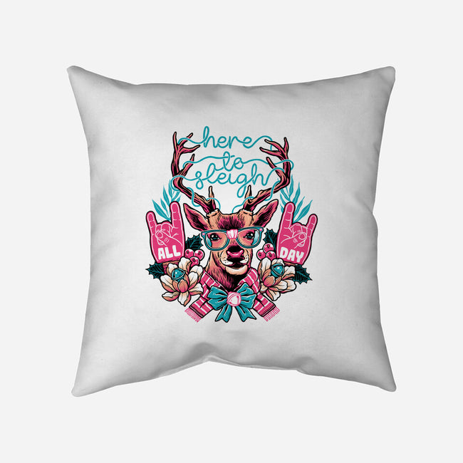 Here To Sleigh-none removable cover w insert throw pillow-momma_gorilla