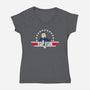 Top Fun-womens v-neck tee-Raffiti