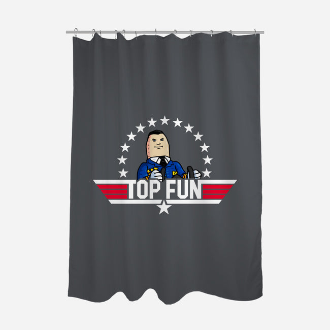 Top Fun-none polyester shower curtain-Raffiti