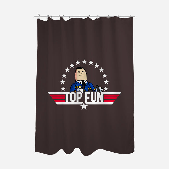 Top Fun-none polyester shower curtain-Raffiti