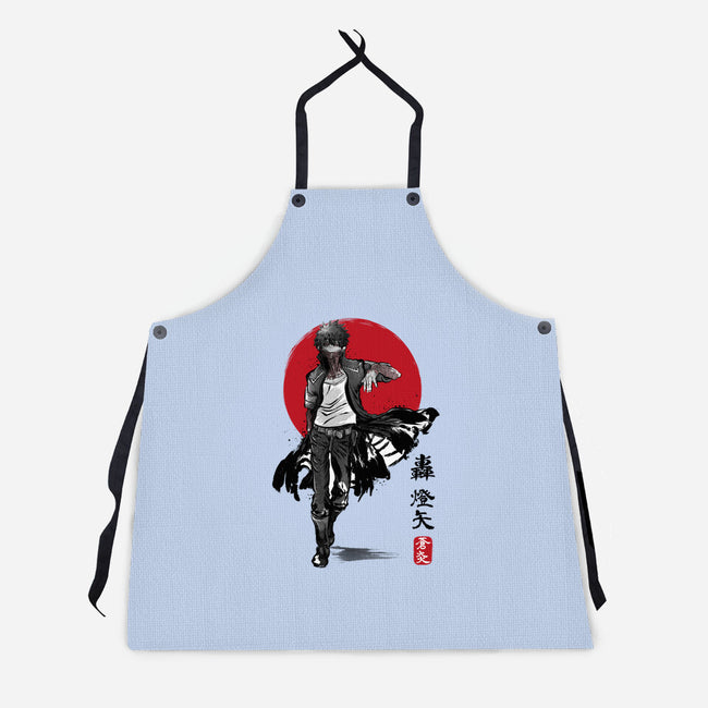Dabi Sumi-E-unisex kitchen apron-DrMonekers