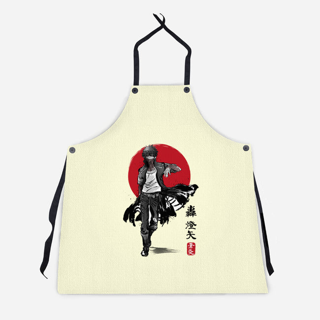 Dabi Sumi-E-unisex kitchen apron-DrMonekers