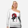 Dabi Sumi-E-womens off shoulder sweatshirt-DrMonekers