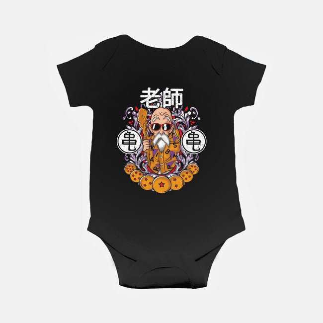 Master Roshi-baby basic onesie-turborat14