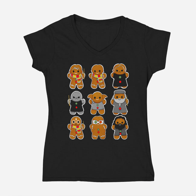 Magic Ginger-womens v-neck tee-Vallina84
