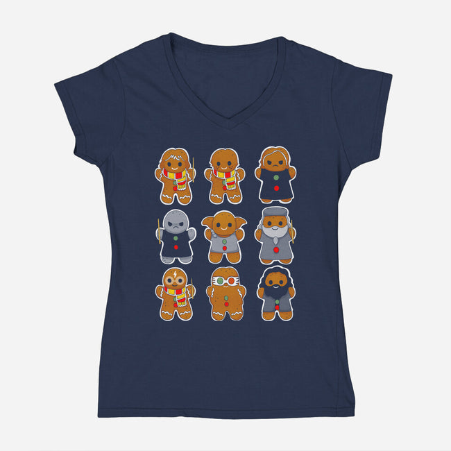 Magic Ginger-womens v-neck tee-Vallina84