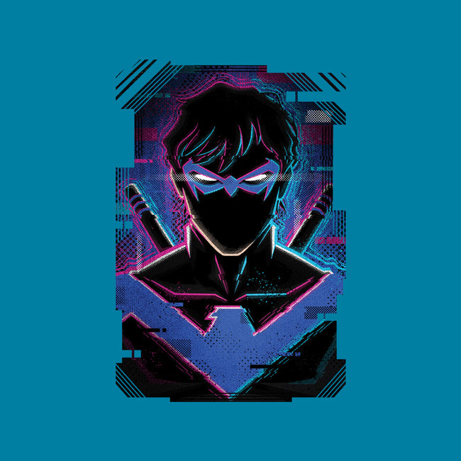 Nightwing Glitch-none removable cover w insert throw pillow-danielmorris1993