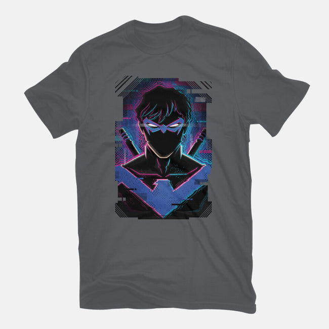 Nightwing Glitch-womens basic tee-danielmorris1993