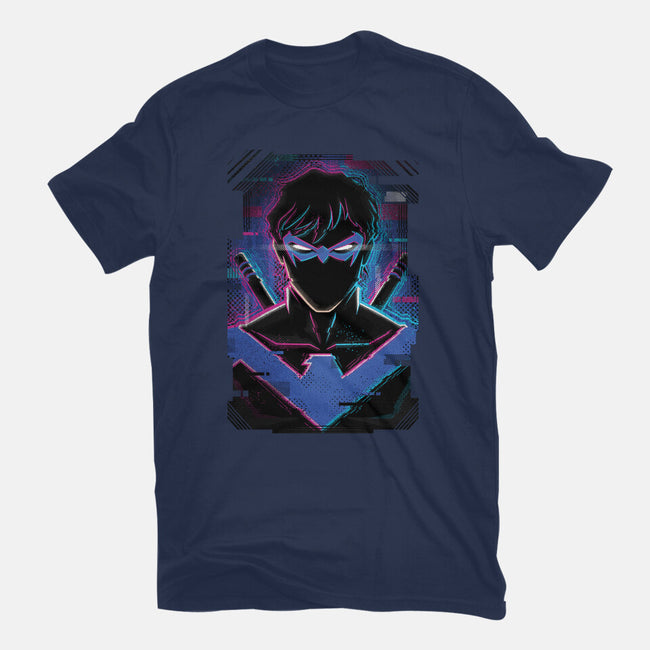 Nightwing Glitch-womens basic tee-danielmorris1993