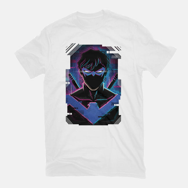 Nightwing Glitch-mens heavyweight tee-danielmorris1993