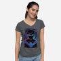 Nightwing Glitch-womens v-neck tee-danielmorris1993