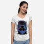 Nightwing Glitch-womens v-neck tee-danielmorris1993