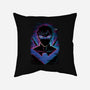 Nightwing Glitch-none removable cover throw pillow-danielmorris1993