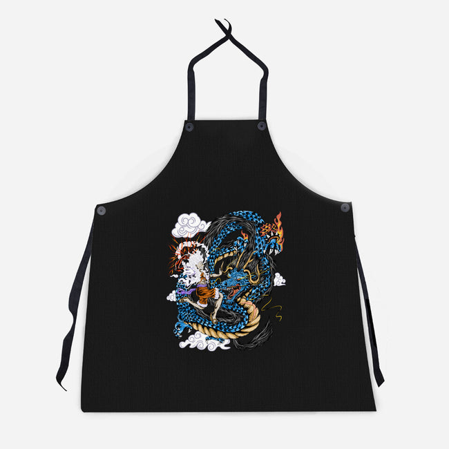 The Epic Battle-unisex kitchen apron-daizzystudio