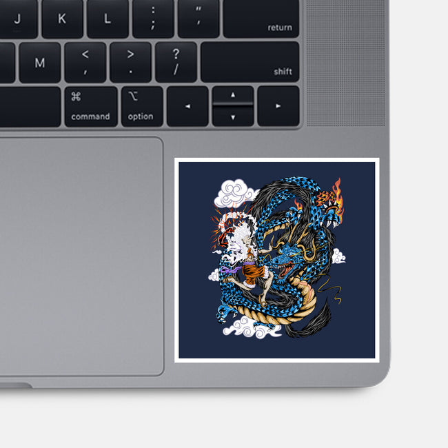 The Epic Battle-none glossy sticker-daizzystudio