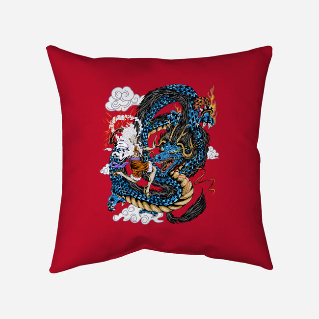 The Epic Battle-none removable cover w insert throw pillow-daizzystudio