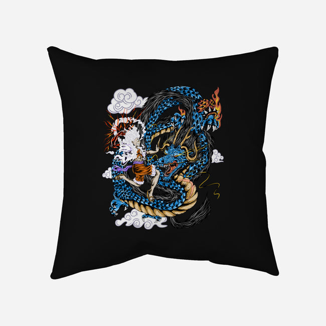 The Epic Battle-none removable cover throw pillow-daizzystudio