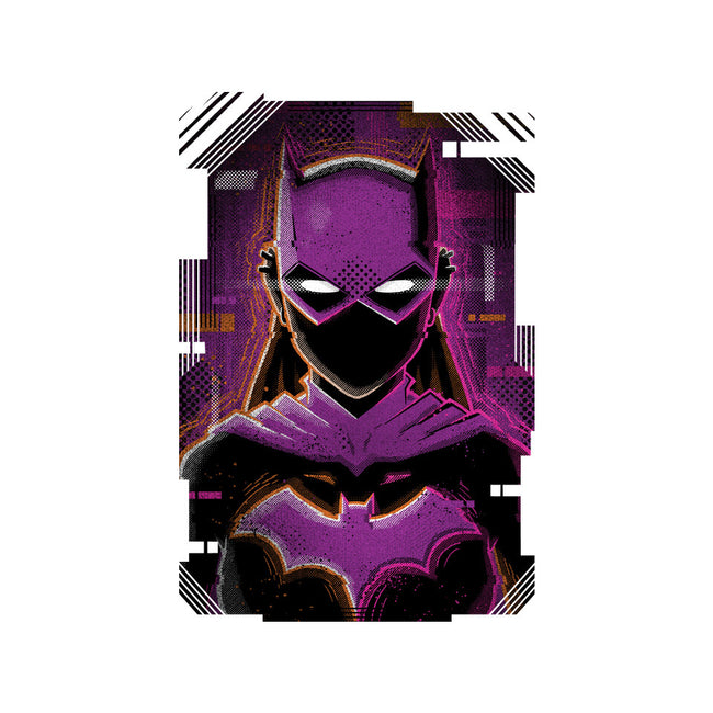 Batgirl Glitch-none drawstring bag-danielmorris1993