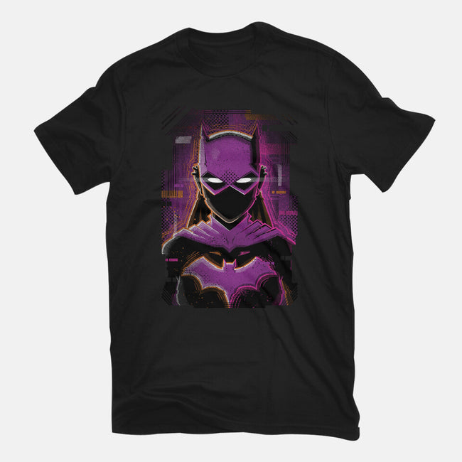 Batgirl Glitch-mens heavyweight tee-danielmorris1993