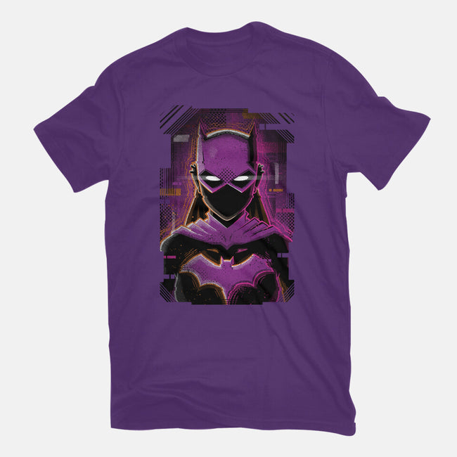 Batgirl Glitch-womens basic tee-danielmorris1993