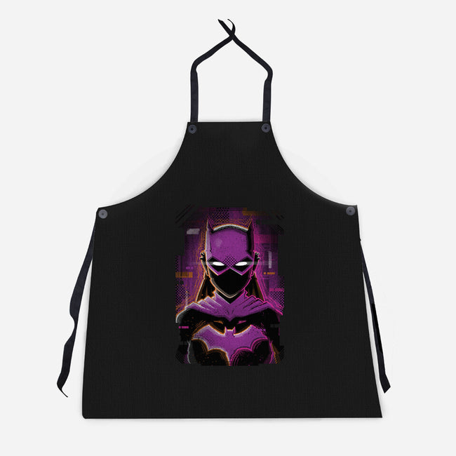 Batgirl Glitch-unisex kitchen apron-danielmorris1993