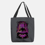 Batgirl Glitch-none basic tote bag-danielmorris1993
