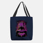 Batgirl Glitch-none basic tote bag-danielmorris1993