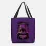 Batgirl Glitch-none basic tote bag-danielmorris1993