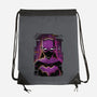 Batgirl Glitch-none drawstring bag-danielmorris1993