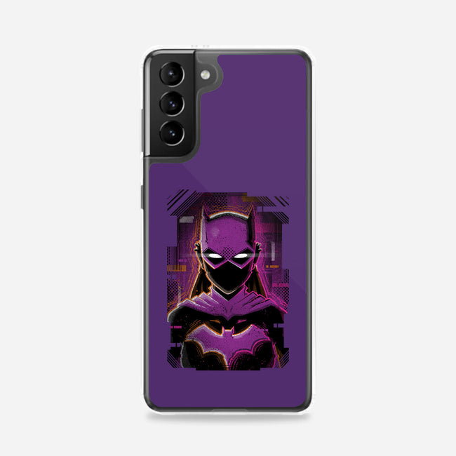 Batgirl Glitch-samsung snap phone case-danielmorris1993