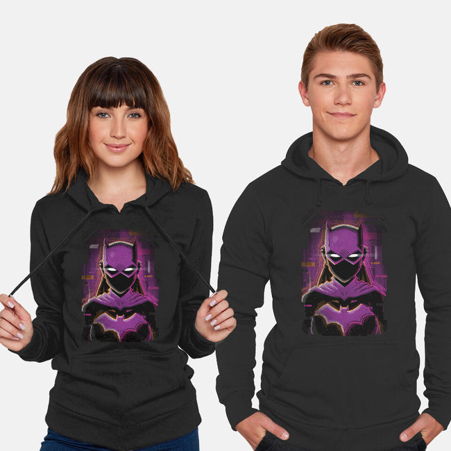 Batgirl Glitch-unisex pullover sweatshirt-danielmorris1993