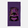 Batgirl Glitch-none beach towel-danielmorris1993