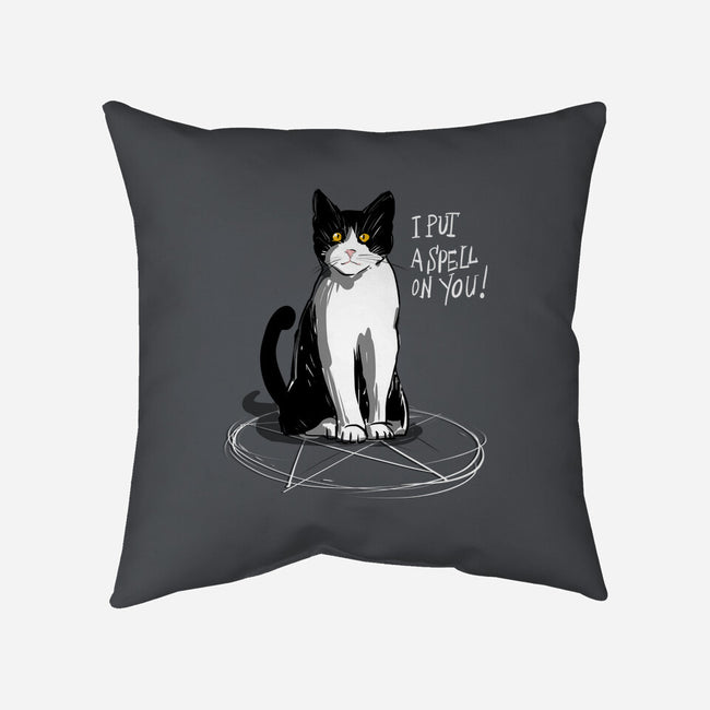 Put A Spell On You-none removable cover w insert throw pillow-kharmazero