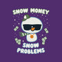 Snow Money-none stretched canvas-Weird & Punderful