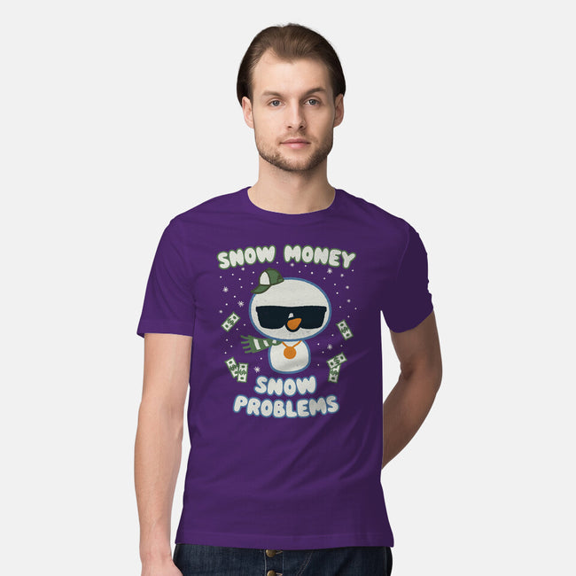 Snow Money-mens premium tee-Weird & Punderful