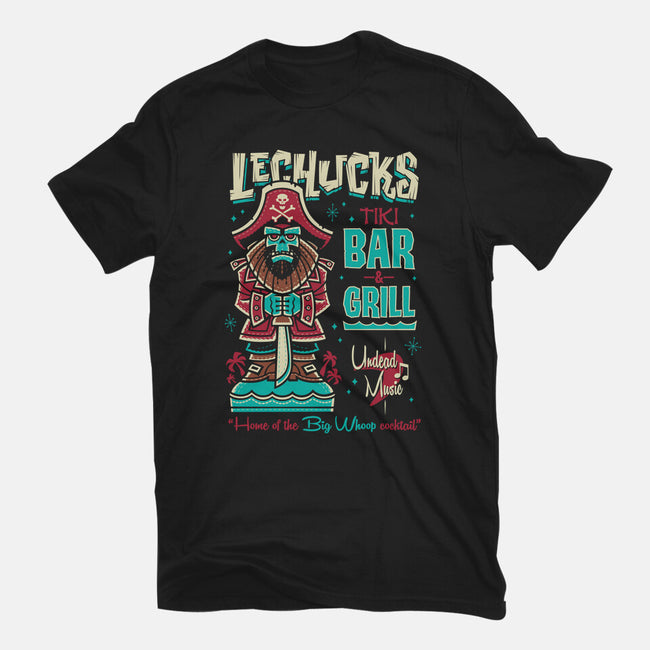 LeChucks Tiki Bar-womens fitted tee-Nemons