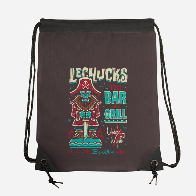 LeChucks Tiki Bar-none drawstring bag-Nemons