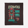 LeChucks Tiki Bar-none fleece blanket-Nemons